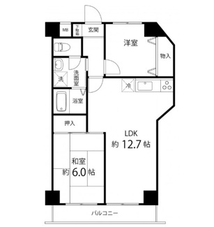 【間取り】 | グリーンスターハイツ | 間取りです。