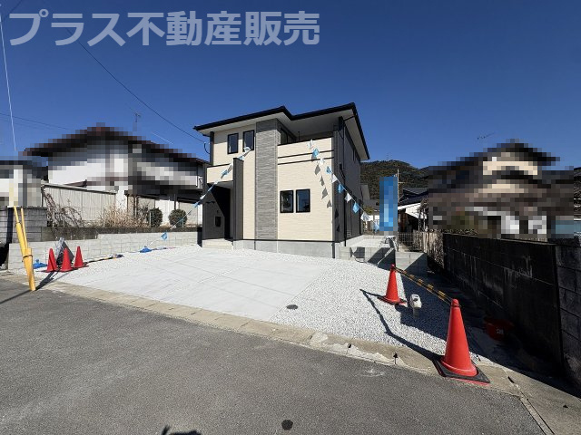 【外観】 | 糟屋郡須恵町大字須恵22期　1号棟（全1棟）【仲介手数料無料・0円】 | 完成イメージの外観パースです。