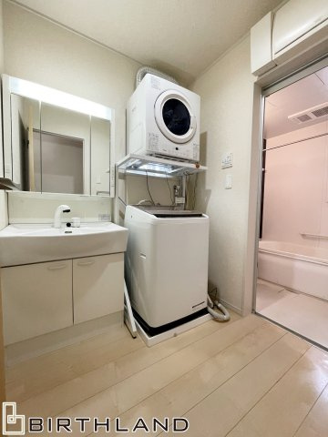 中古戸建・中古住宅　矢吹町善郷内　太陽光パネル搭載　4LDK　善郷小・矢吹中の洗面所