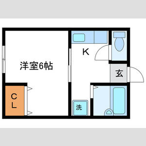 阪急アパートの間取り