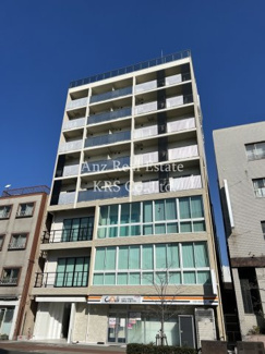 【外観】 | スタイリッシュなガラスが特徴的な外観のマンションです♪