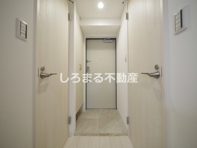 ソルテラス本庄西クレアストの玄関