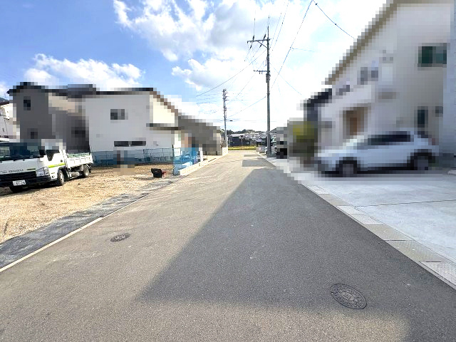 【その他】 | 糟屋郡須恵町上須惠25期　3号棟（全7区画）【仲介手数料無料・0円】 | 現地写真。前面道路です。