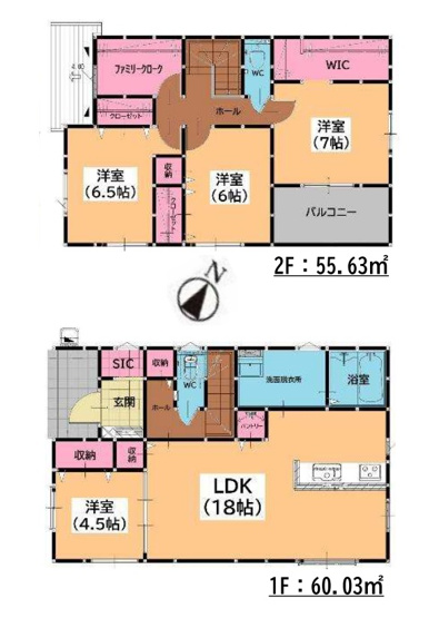 【間取り】 | 糟屋郡須恵町上須惠25期　3号棟（全7区画）【仲介手数料無料・0円】 | 平日、土日祝日もお好きな日時にご見学可能です。お気軽にお問合せ下さい。