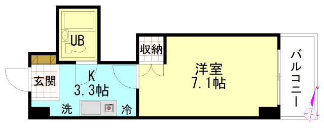 アメニティハイムの間取り