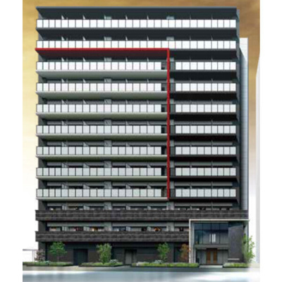 【外観】 | エステムコート難波WEST-SIDEⅨレデント | 建物外観を気になさる方へ、見た目の良い物件です