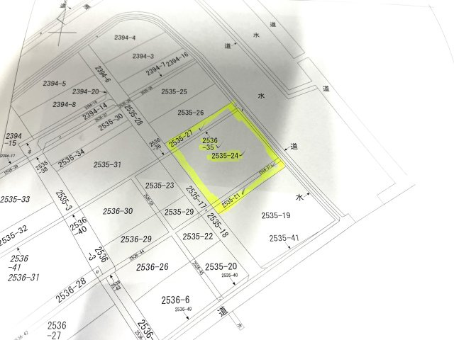 串間市南方　工業専用地域内の3300㎡を超える土地ですの土地図