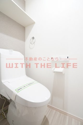 THE　NOBLES諏訪野町Ⅱ（ザノブレス）【キャッシュバック対象物件】のトイレ|シンプルで使いやすいトイレです