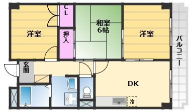 【間取り】 | リヴェールド和泉
