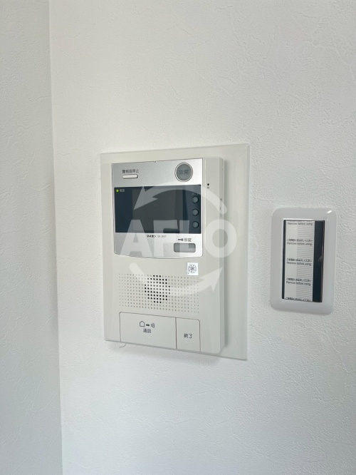 おおきに北梅田サニーアパートメントのセキュリティ|おおきに北梅田アパートメント　モニター付きインターホン