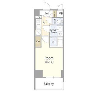 エスリード大須アヴェニューの間取り