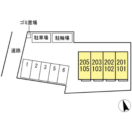 【区画図】 | セジュール　レジデンス