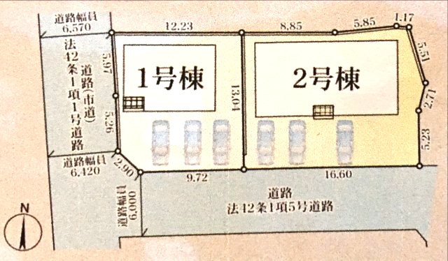小城市小城町松尾第4の区画図