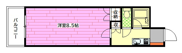 光ハイツの間取り