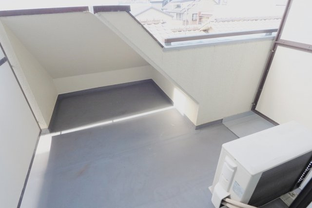 光ハイツのバルコニー