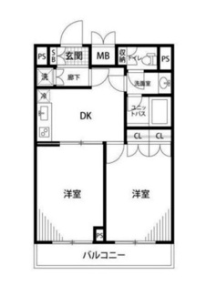 【間取り】 | ルーブル上池台弐番館 | 間取りです。