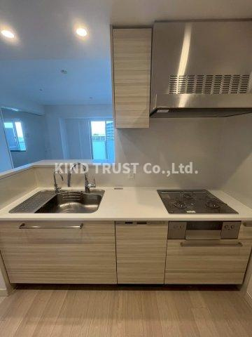 グランドメゾン新梅田タワー THE CLUB RESIDENCEのキッチン|お料理しやすいキッチンです