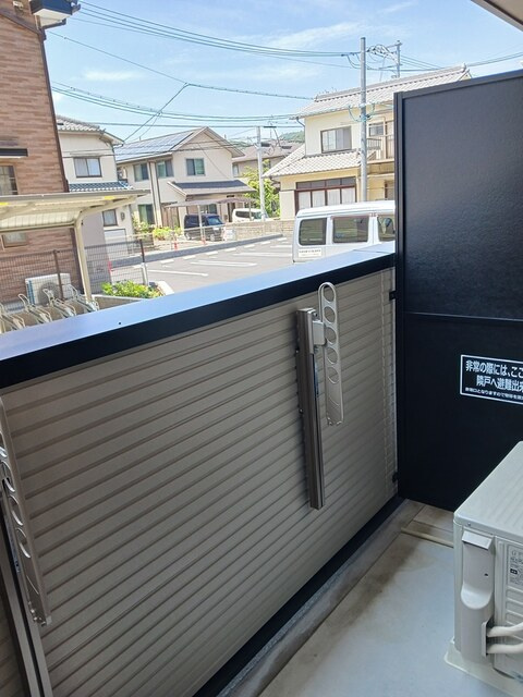 エスポワール鶴江Cのバルコニー