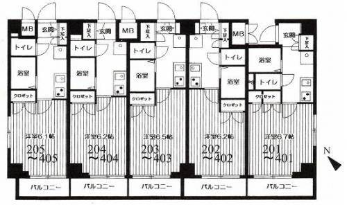 【間取り】 | ＨＦ武蔵小山レジデンス