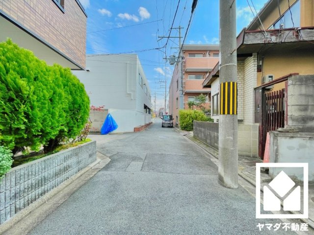 伏見区竹田久保町の前面道路含む現地写真