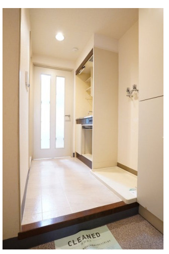 ベルエール代田の玄関