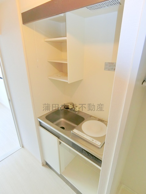 蒲田駅近マンションのキッチン