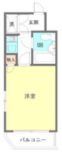 蒲田駅近マンションの間取り|間取り