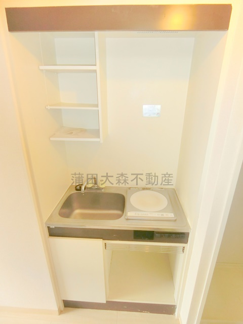 蒲田駅近マンションのキッチン|IHキッチン