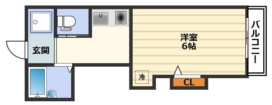 キオズ梅田ウエストの間取り