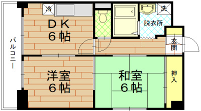 ウインドベル四条大宮の間取り