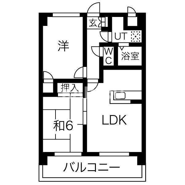 カサグランデ深江の間取り