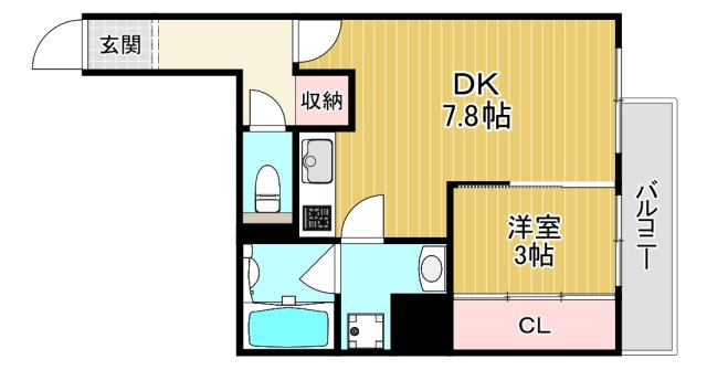 【間取り】 | グレースコート蒲生