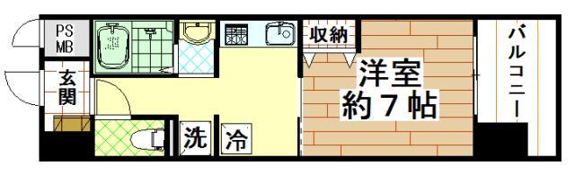 ラ・フォーレ久宝園の間取り