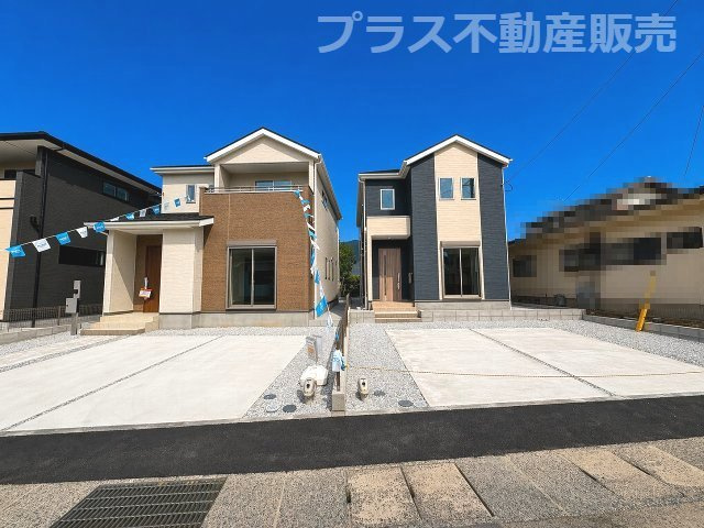【外観】 | 糟屋郡宇美町宇美中央1丁目4期　3号棟（全3棟）【仲介手数料無料・0円】 | 現地写真。プラス不動産販売なら、現場の全ての棟をまとめてご見学頂けます。