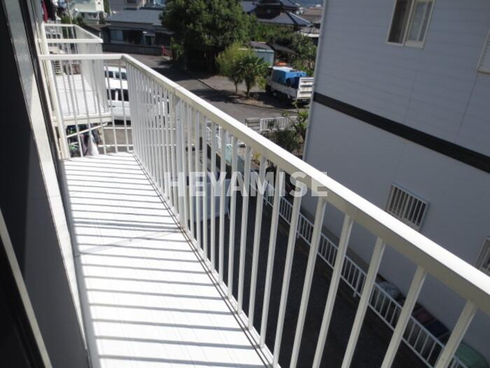 プレジール堀溝B棟のバルコニー|※室内画像は別号室のもの