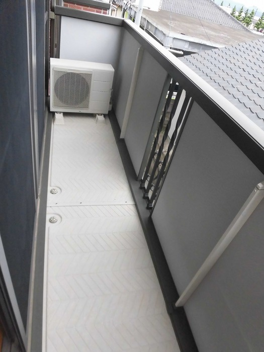 サンライズ豊B棟のバルコニー|※室内画像は別号室のもの