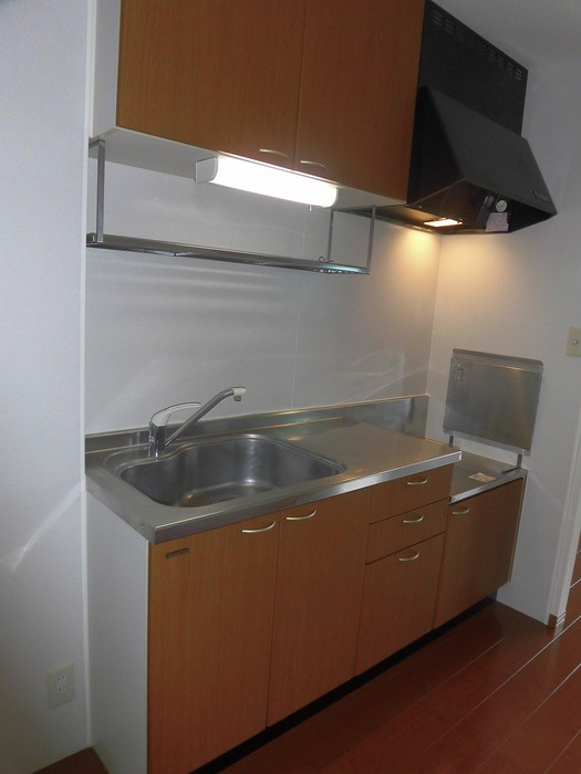 サンライズ豊B棟のキッチン|※室内画像は別号室のもの