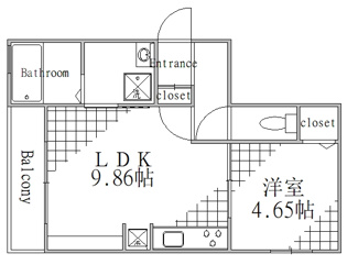 【間取り】 | アムール東向島