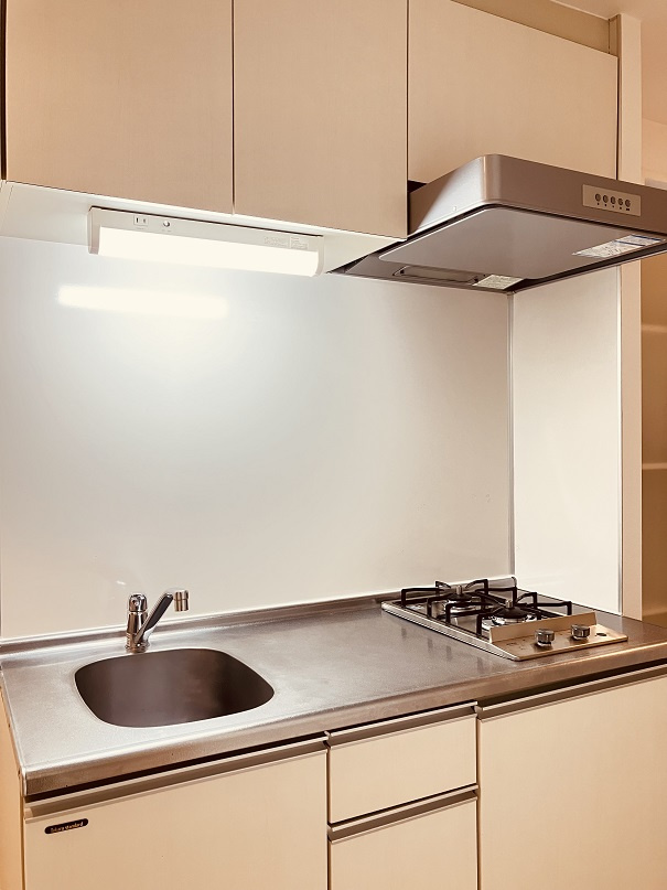 プライムアーバン烏山ガレリアのキッチン|※クリーニング後撮影