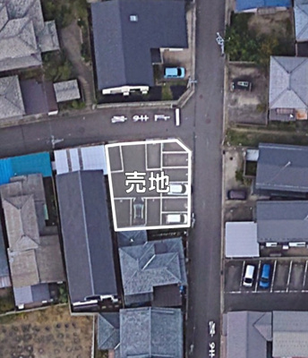 【区画図】 | 新潟市東区神明町　角地　現況駐車場