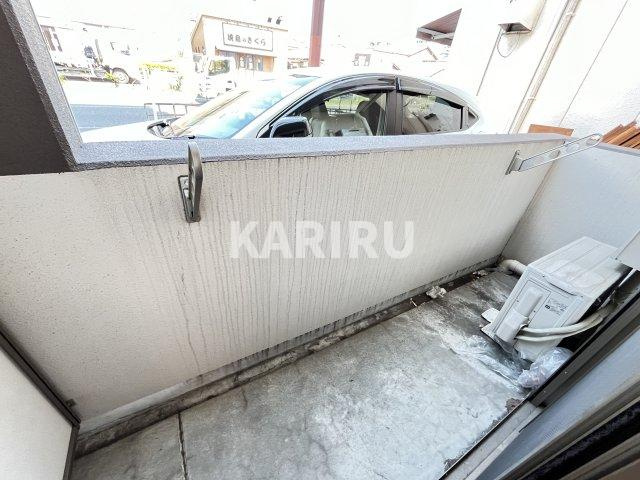 エイチ・ツーオー新深江のバルコニー