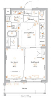 【間取り】 | エストゥルース亀戸