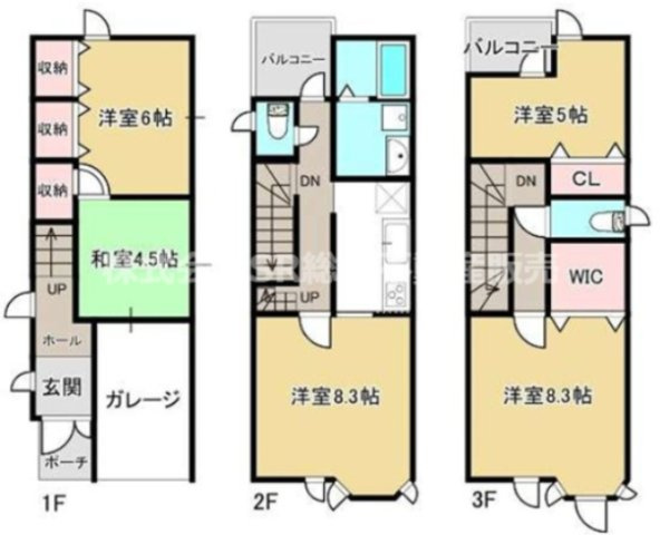 下小阪1丁目中古戸建の間取り|広々とした間取りで使いやすいです！
