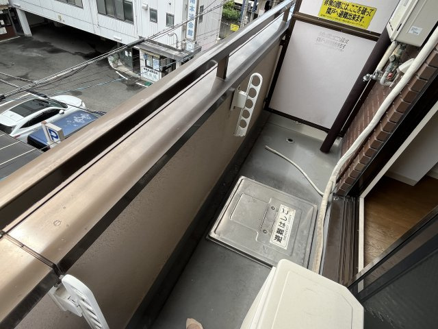 ブラウンコートのバルコニー