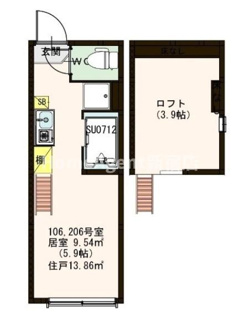 【間取り】 | フェリス・ソレイユ壱番館