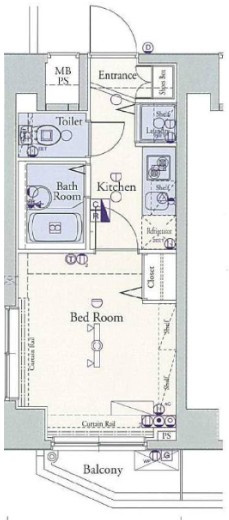 ブライズ中野新橋の間取り