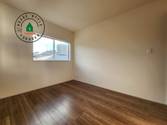 福岡市城南区荒江1丁目第1-2棟（1号棟）の内観：施工例|将来的に、琉球畳を引きまして和室風にすることも可能です。