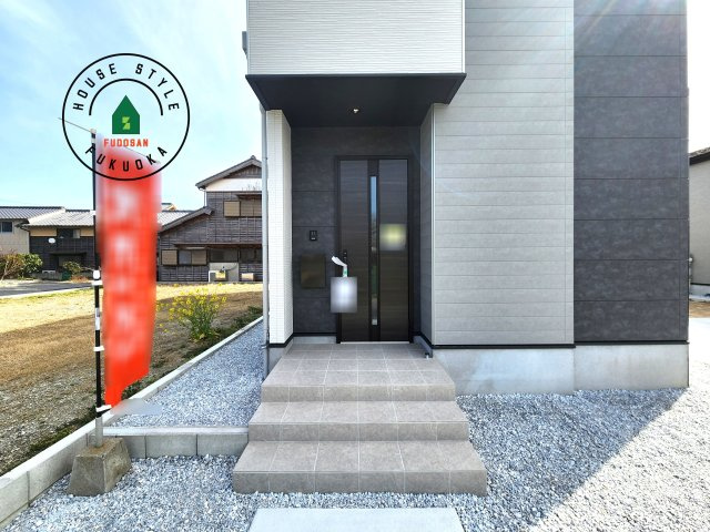 福岡市西区太郎丸2丁目第1-2棟（1号棟）　の外観：施工例|おでかけの時も帰った時も、「我が家」を最初に感じでもらえる素敵な空間に。