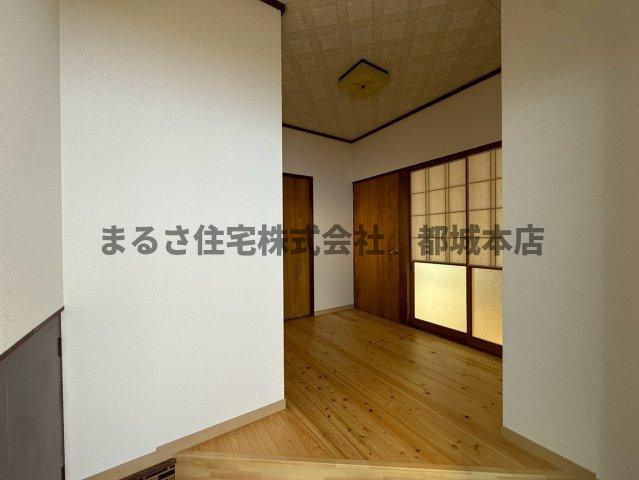 吉尾﨑田貸家の玄関