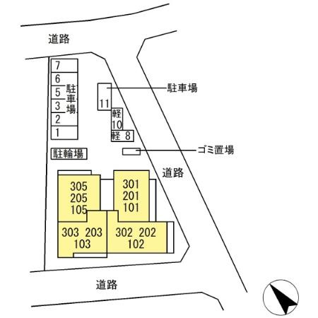 セレミュウの区画図